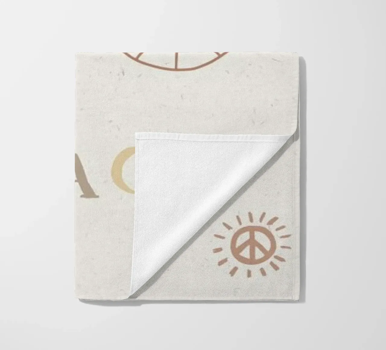 Peace telo mare da KRUTH DESIGN