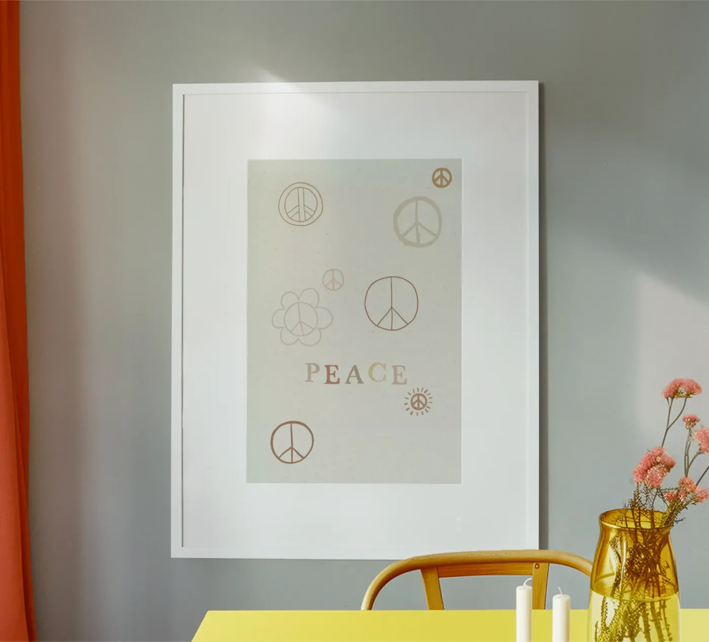 Peace poster by KRUTH DESIGN