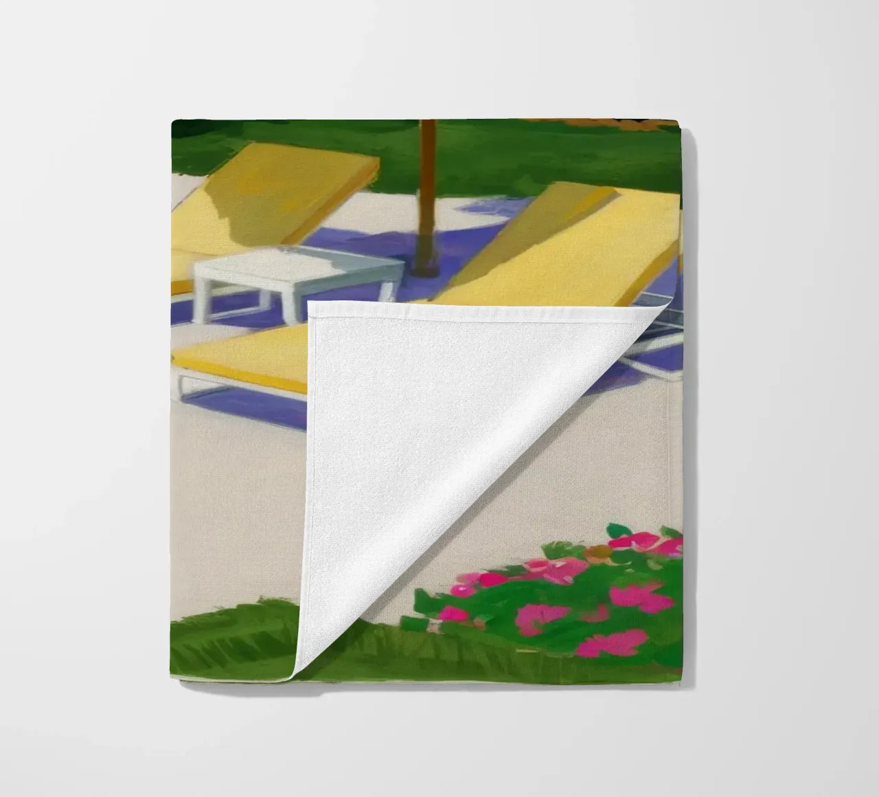 Citrine Shade Haven beach towel by Infinite Chroma