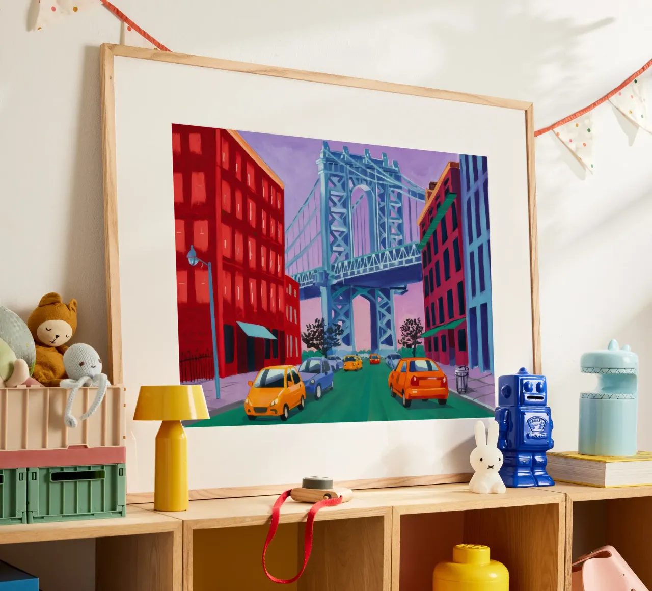 Manhattan Bridge View hahnemühle by Silk Palette