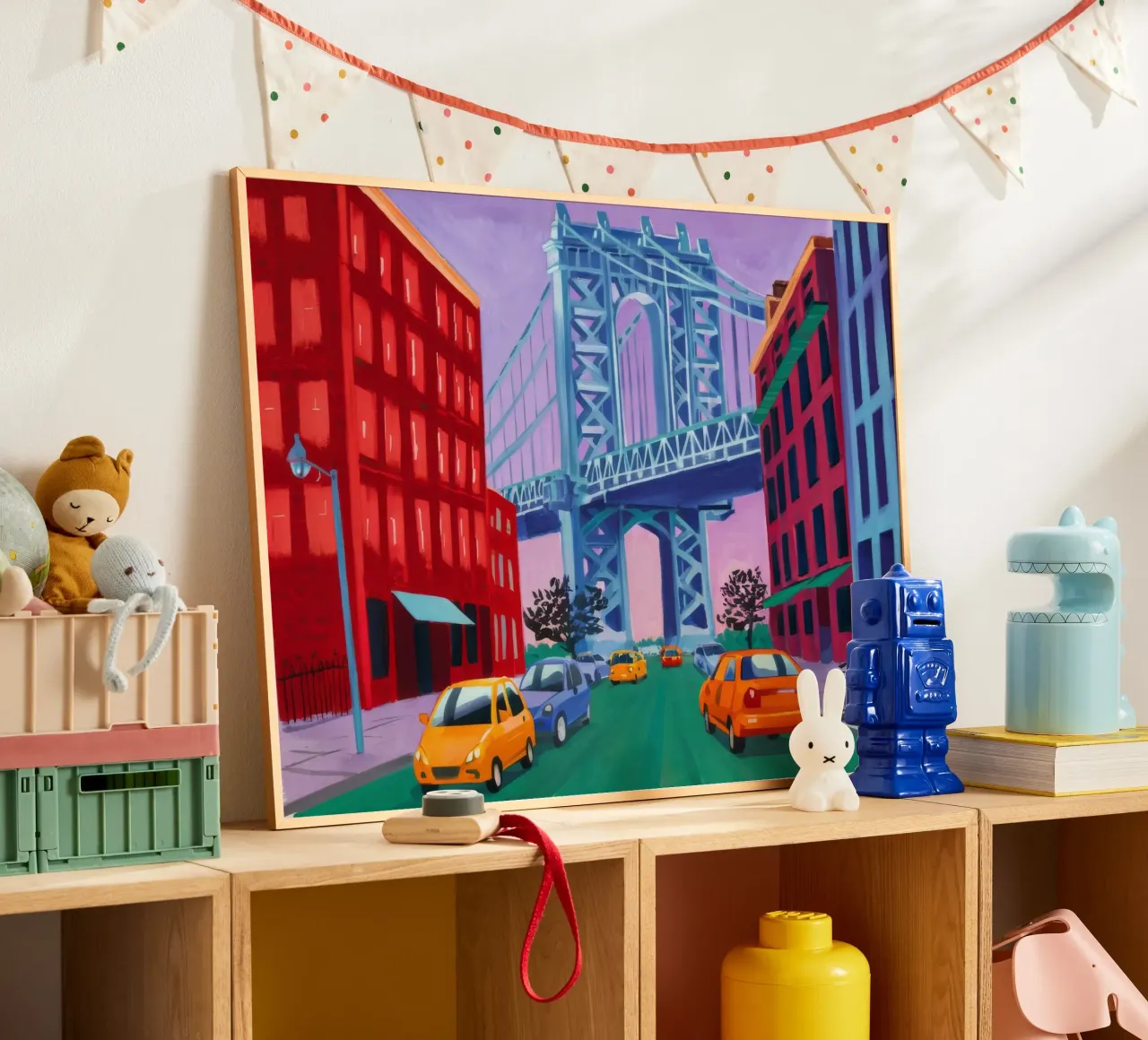 Manhattan Bridge View hahnemühle by Silk Palette