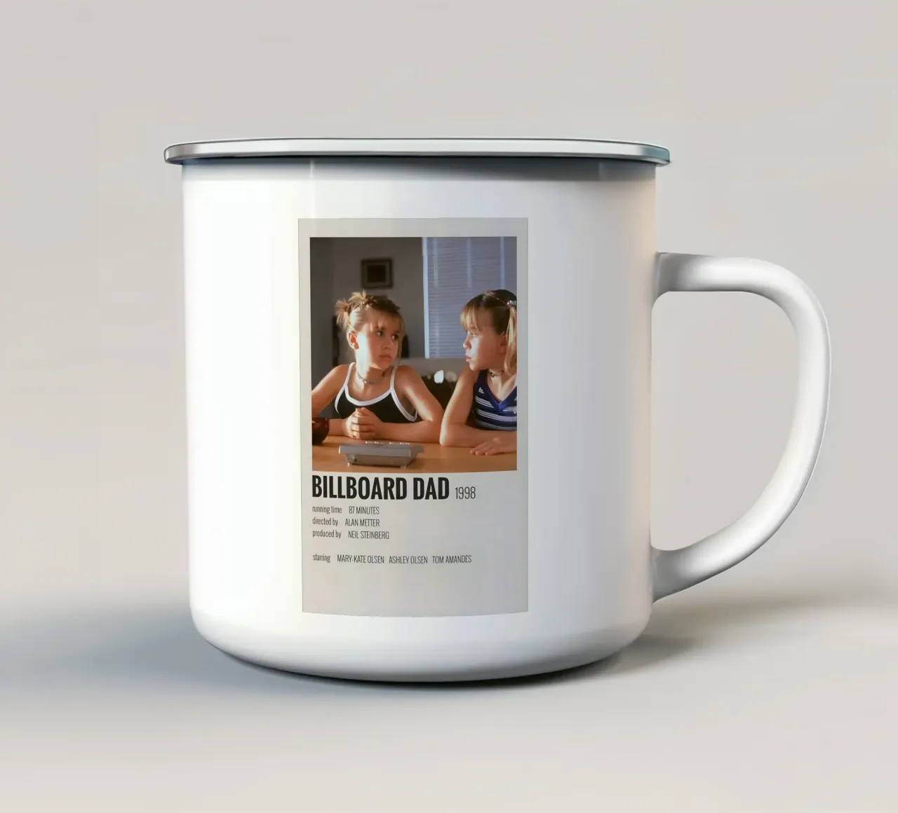 BILLBOARD DAD 1998 tazza in smalto da MVFminimalist