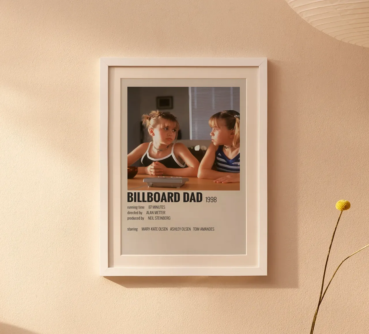 BILLBOARD DAD 1998 poster con telaio in alluminio da MVFminimalist