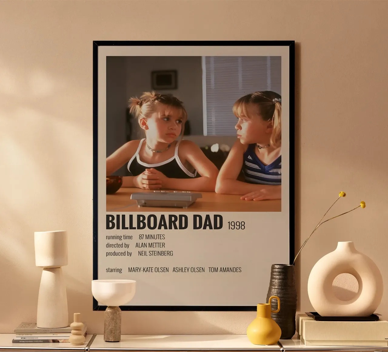 BILLBOARD DAD 1998 poster con telaio in alluminio da MVFminimalist