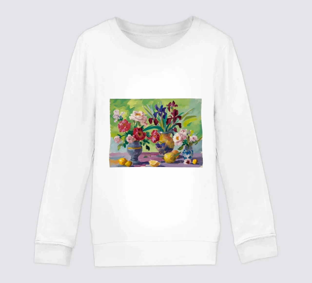 Medley di fiori cremisi felpa bambino da Radiance Landscape