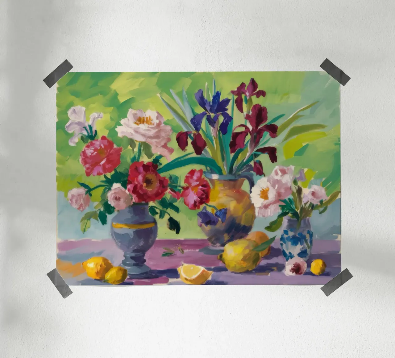 Medley di fiori cremisi carta hahnemühle da Radiance Landscape