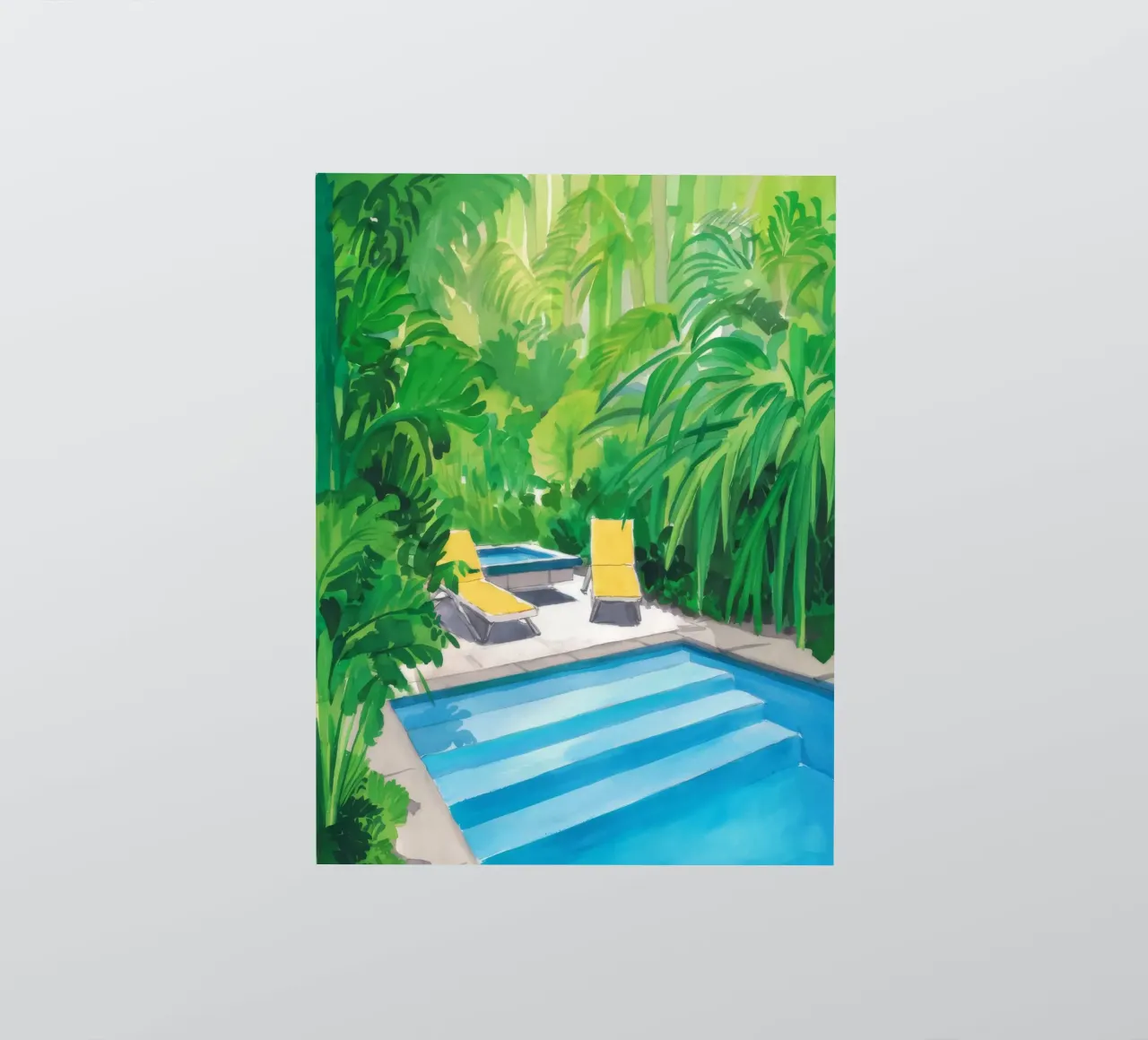 Ritiro in piscina Verdant adesivo da Infinite Chroma