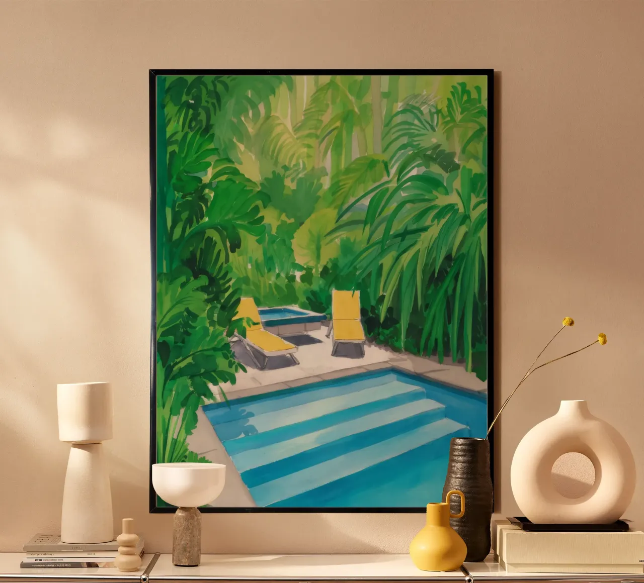 Ritiro in piscina Verdant carta hahnemühle da Infinite Chroma