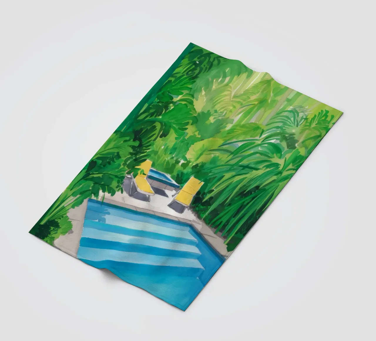 Ritiro in piscina Verdant coperta in pile da Infinite Chroma