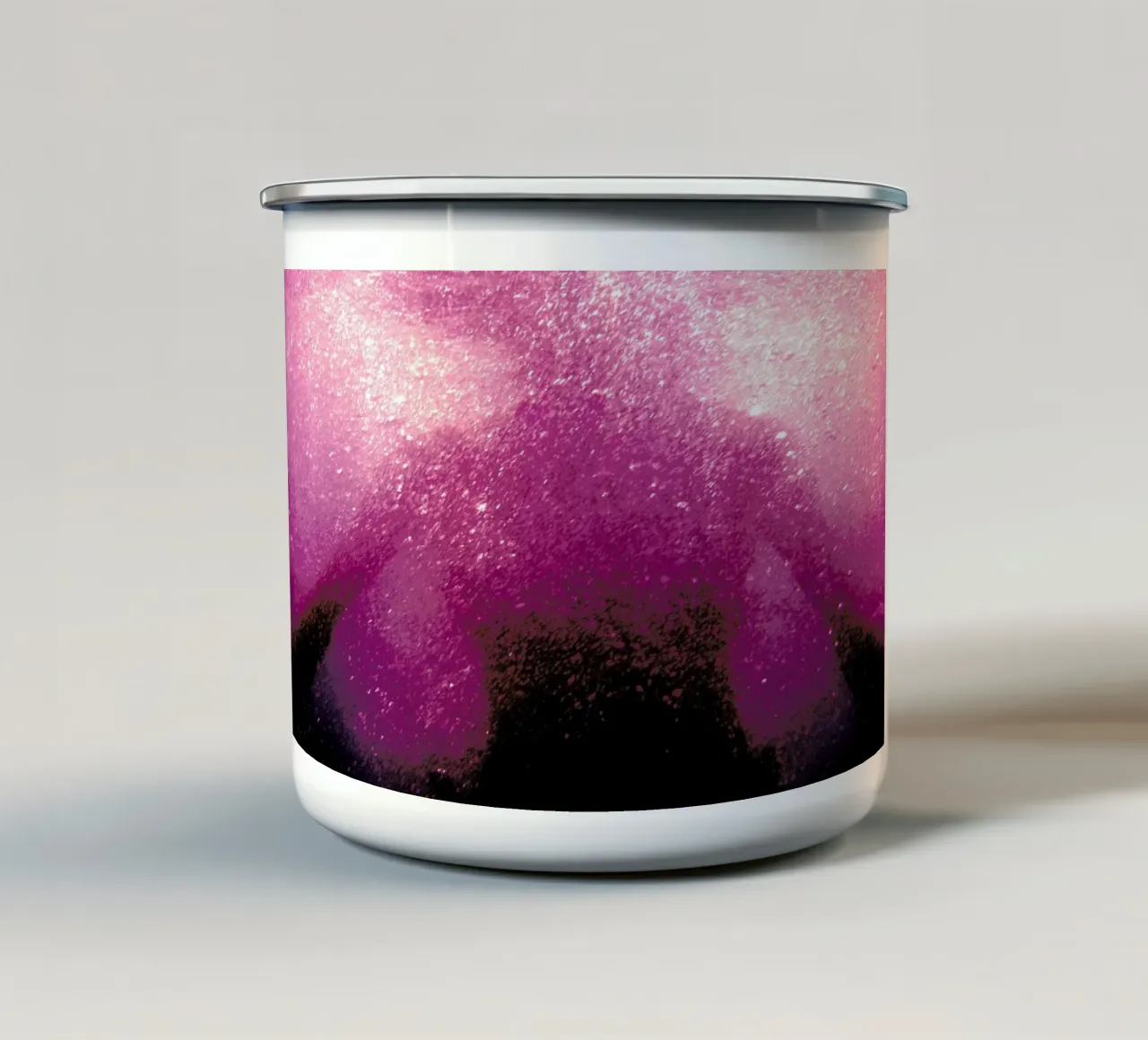 Untitled_8 enamel mug by James Cooper
