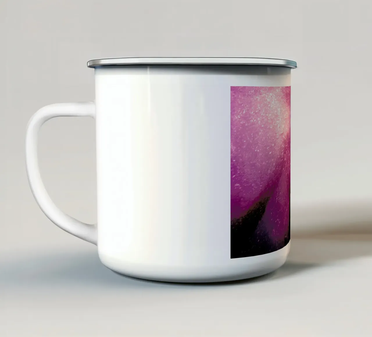 Untitled_8 taza de esmalte de James Cooper