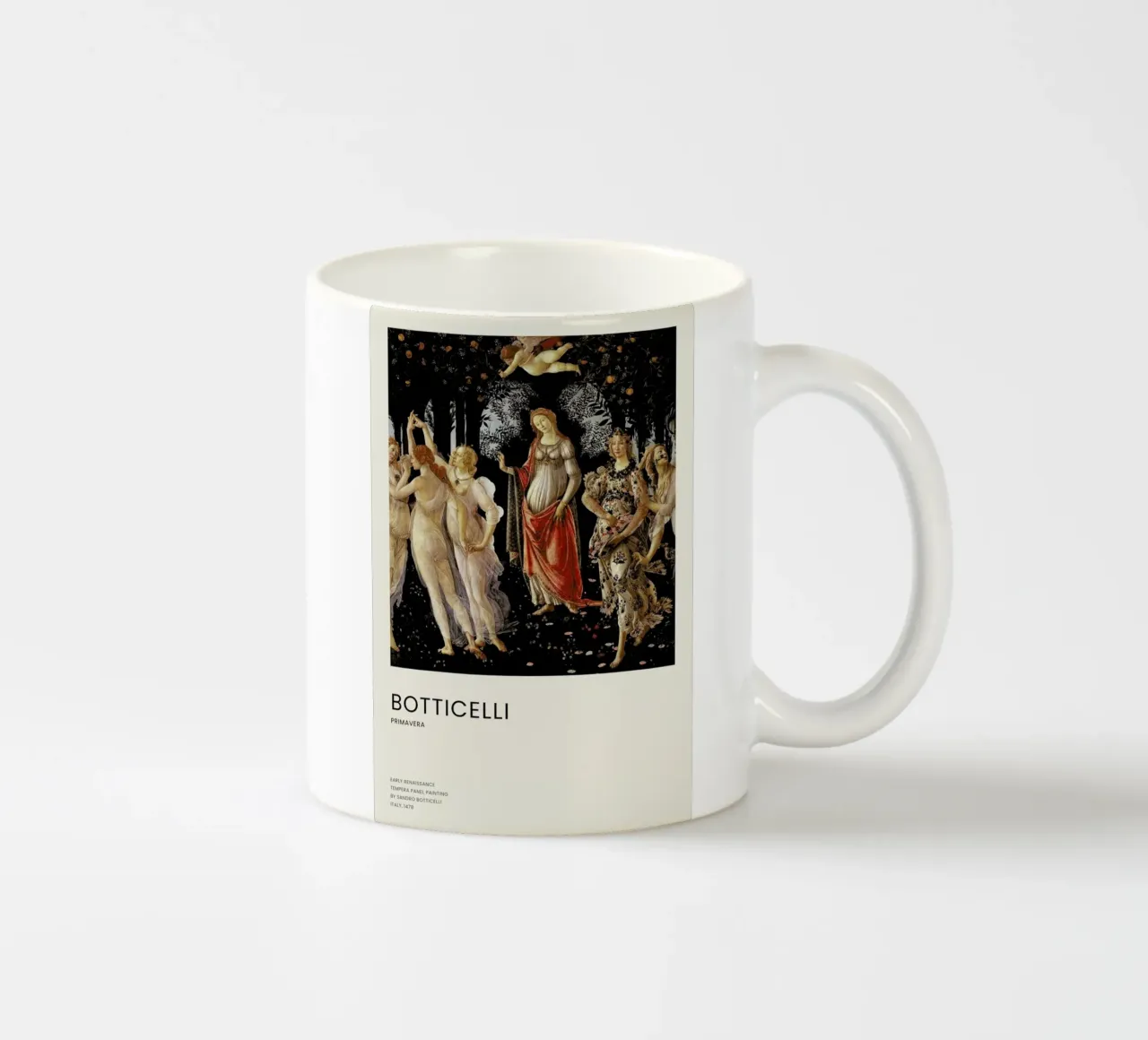 Botticelli - Primavera tazza in ceramica da Vintage by JUNIQE