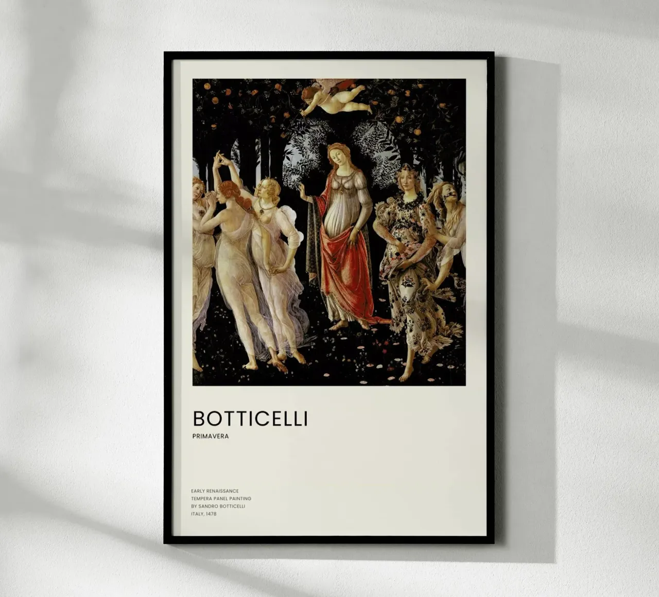 Botticelli - Primavera poster da Vintage by JUNIQE