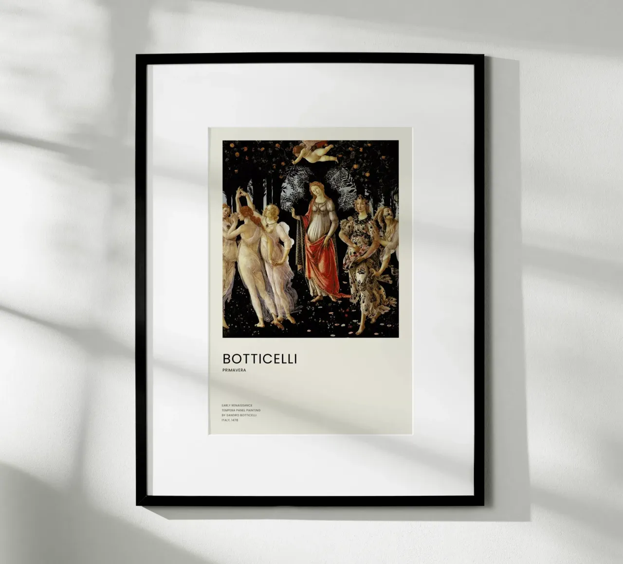 Botticelli - Primavera poster da Vintage by JUNIQE