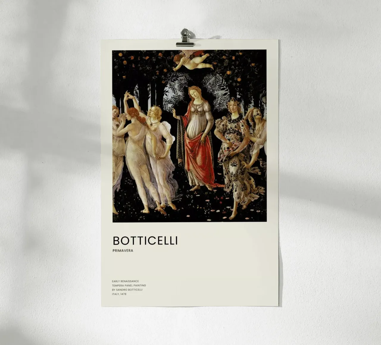 Botticelli - Primavera poster da Vintage by JUNIQE