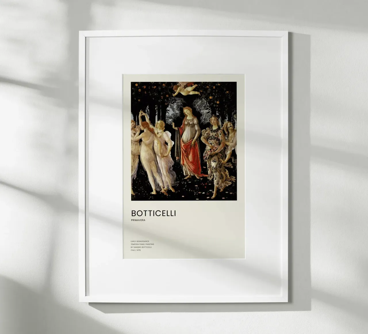 Botticelli - Primavera poster da Vintage by JUNIQE