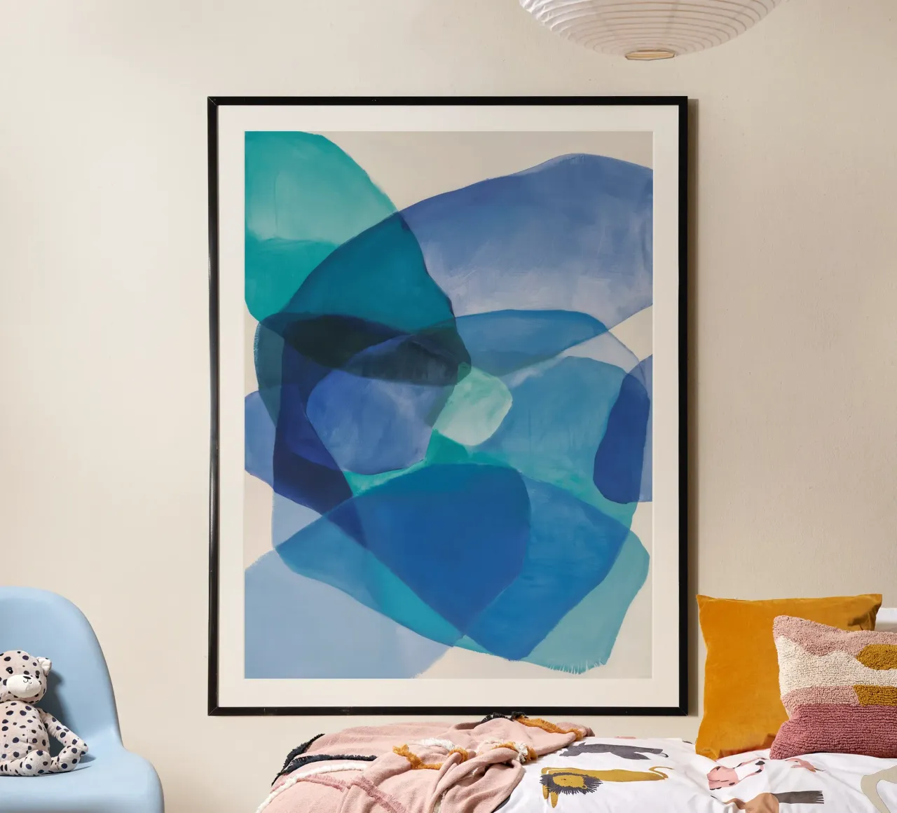 Frammento ceruleo a cascata carta hahnemühle da Vivid Reverie