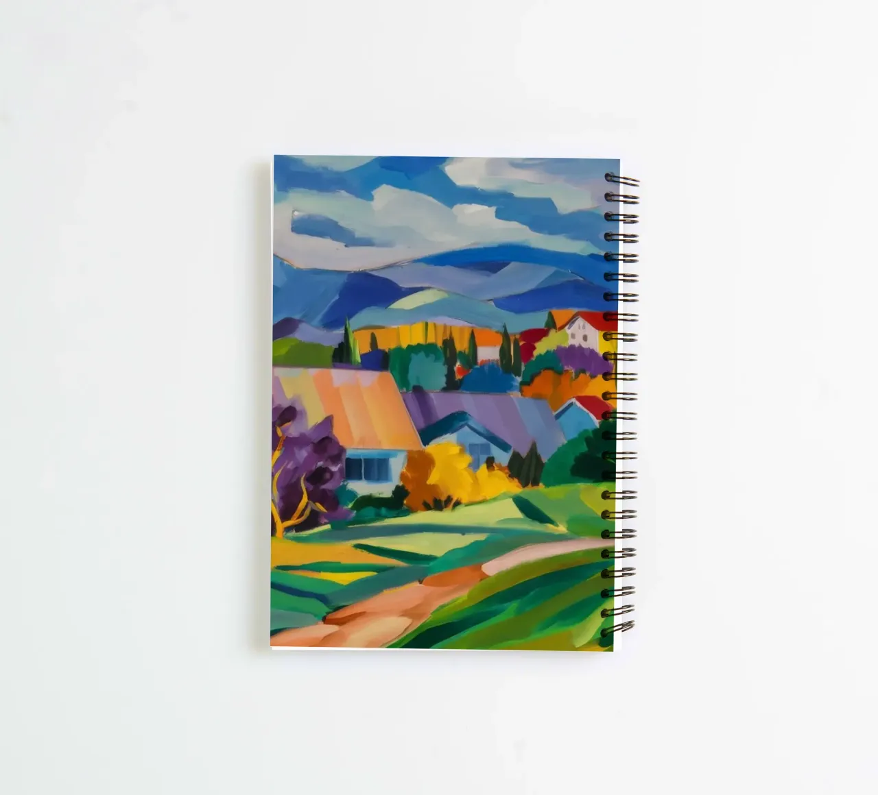 Homestead Sunset Path spiral notebook by Radiance Landscape