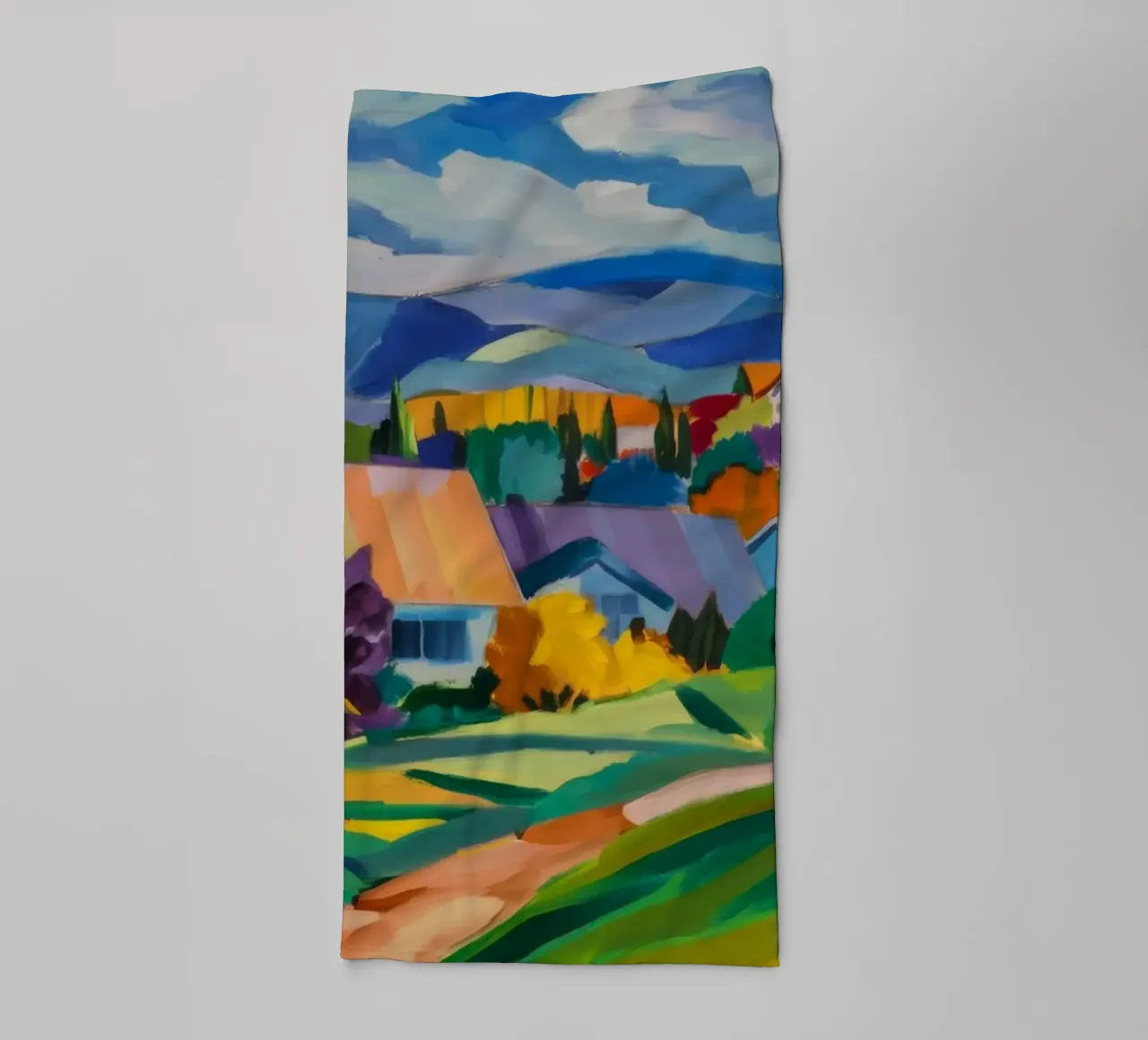 Homestead Sunset Path towel by Radiance Landscape