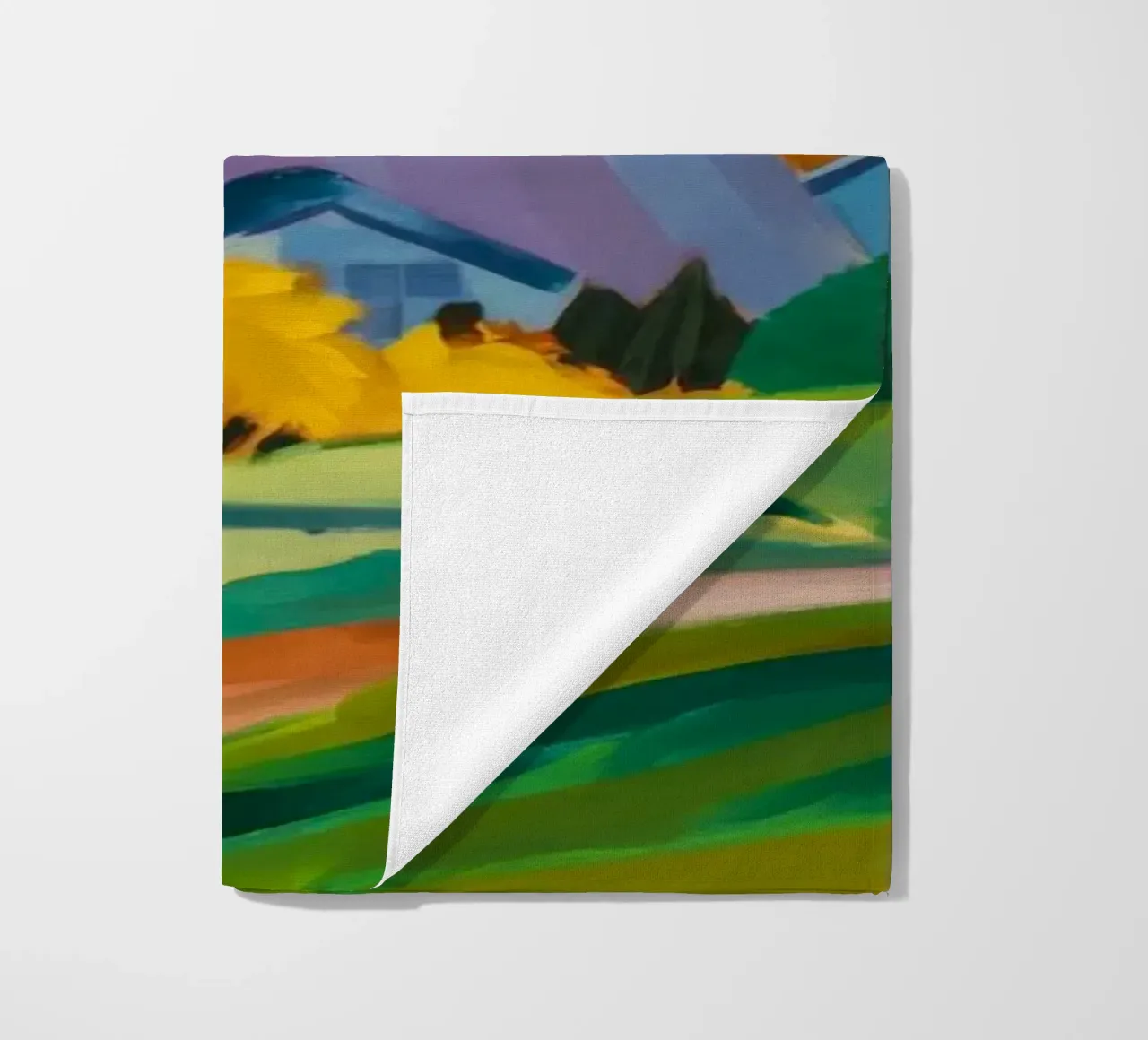 Homestead Sunset Path beach towel by Radiance Landscape