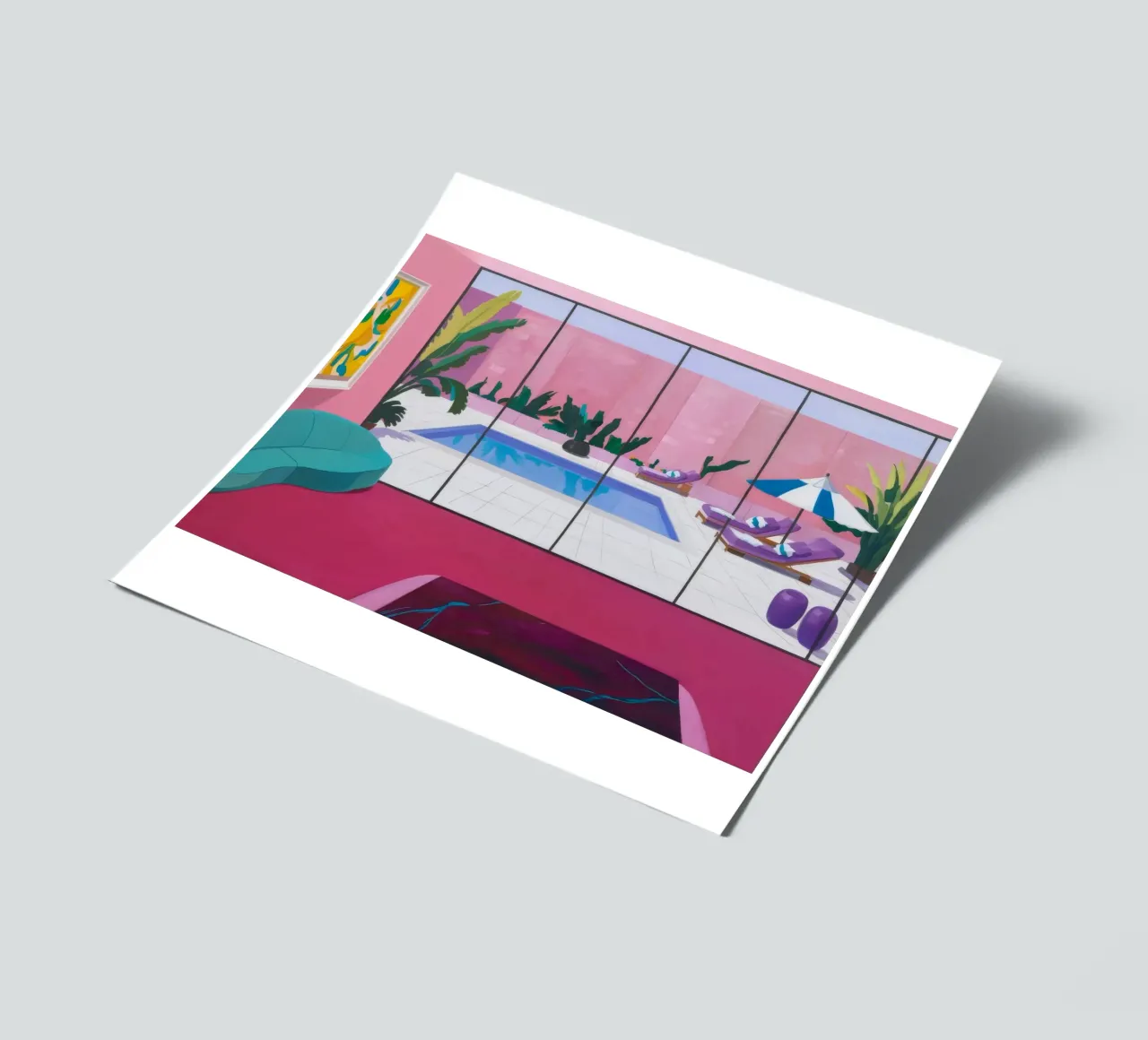 Azure Poolside Glückseligkeit Stickerbogen von Opal Strokes