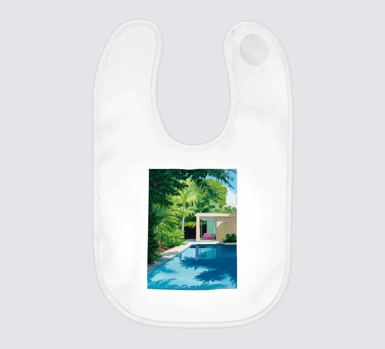 Sapphire Water Haven baby bib by Infinite Chroma