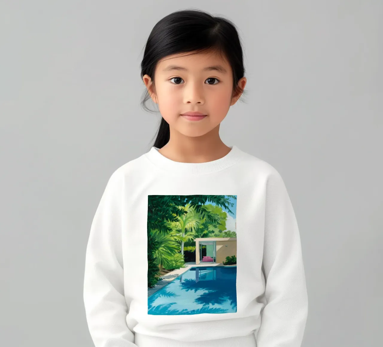 Sapphire Water Haven kids sweatshirt by Infinite Chroma