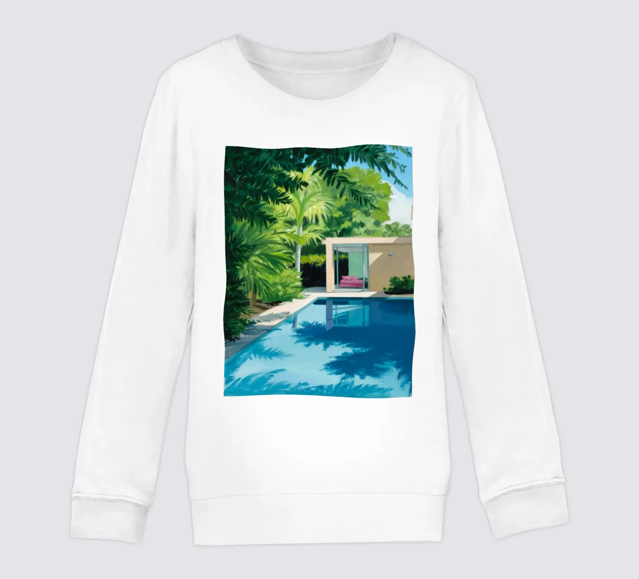 Sapphire Water Haven kids sweatshirt by Infinite Chroma