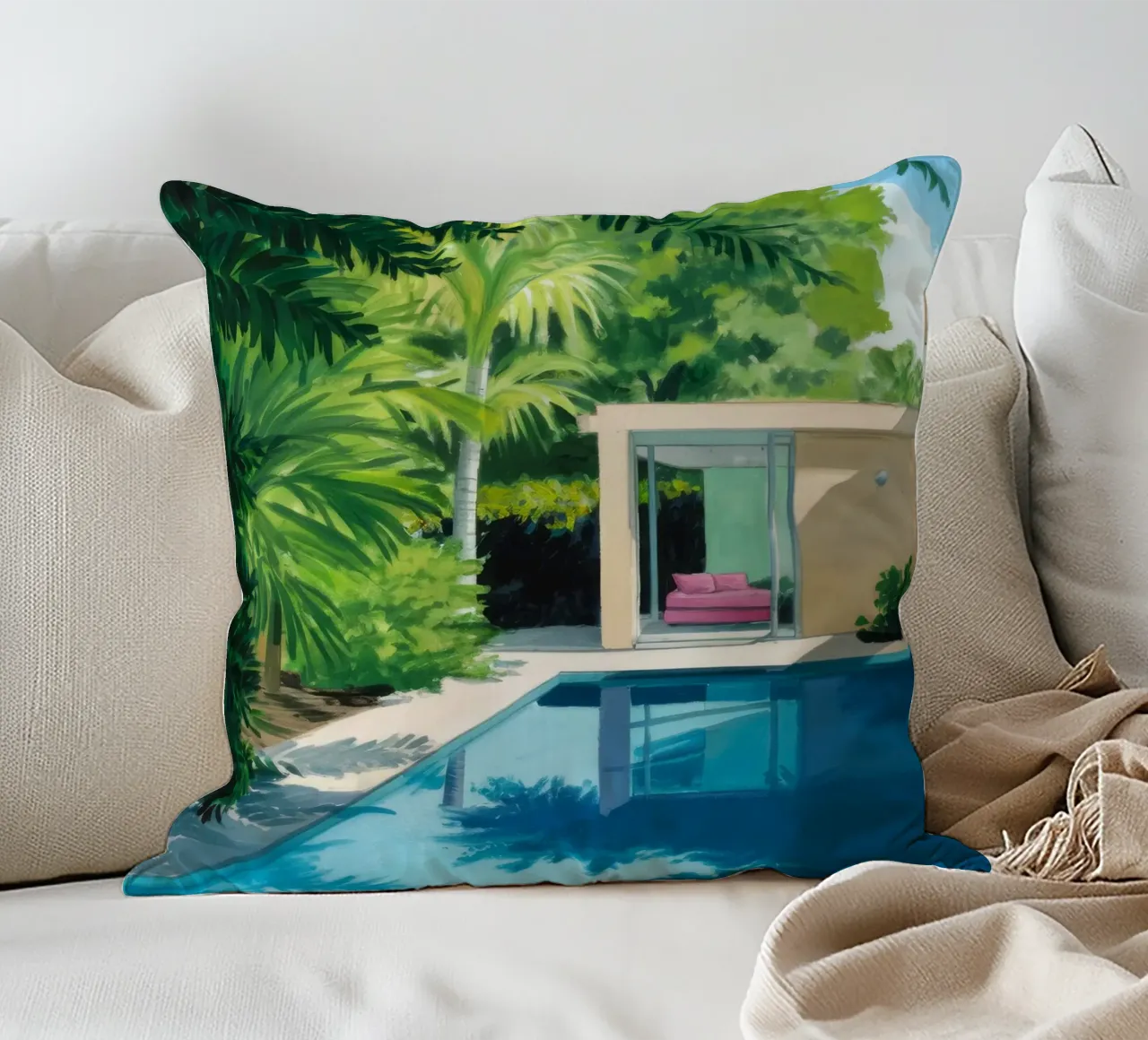 Sapphire Water Haven cuscino da Infinite Chroma