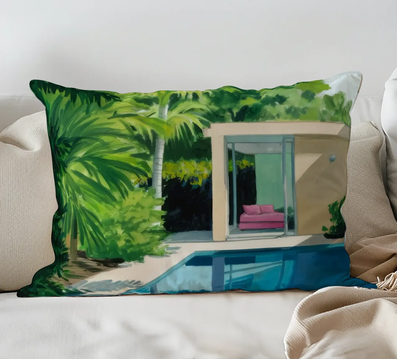 Sapphire Water Haven cuscino da Infinite Chroma