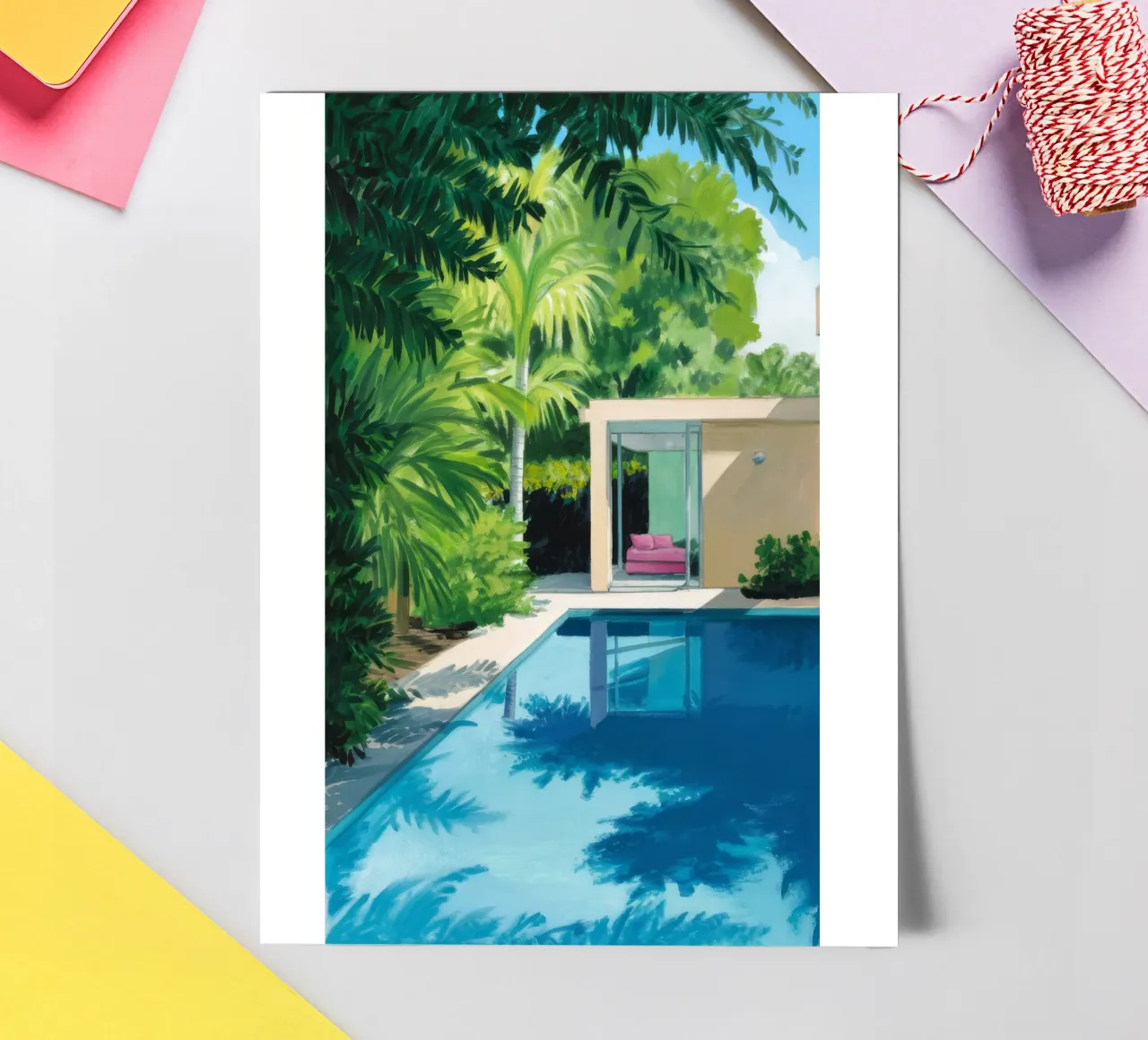 Sapphire Water Haven sticker sheet by Infinite Chroma