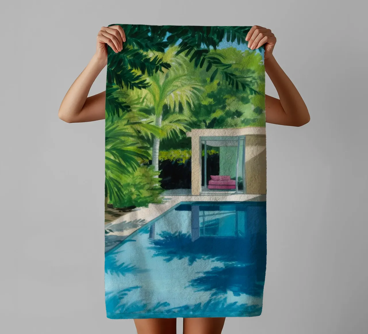 Sapphire Water Haven towel by Infinite Chroma