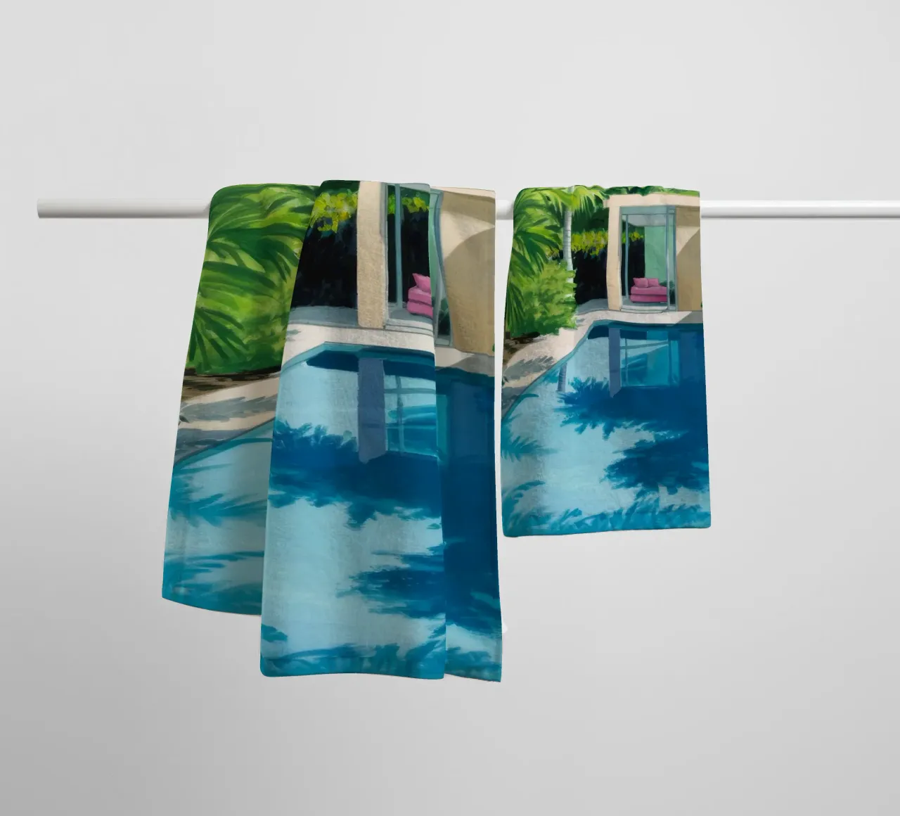 Sapphire Water Haven towel by Infinite Chroma