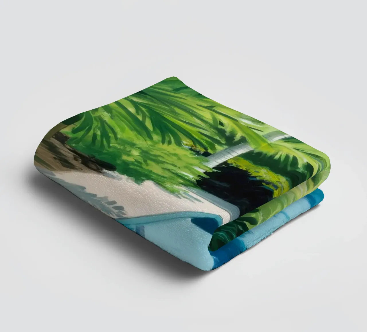 Sapphire Water Haven towel by Infinite Chroma