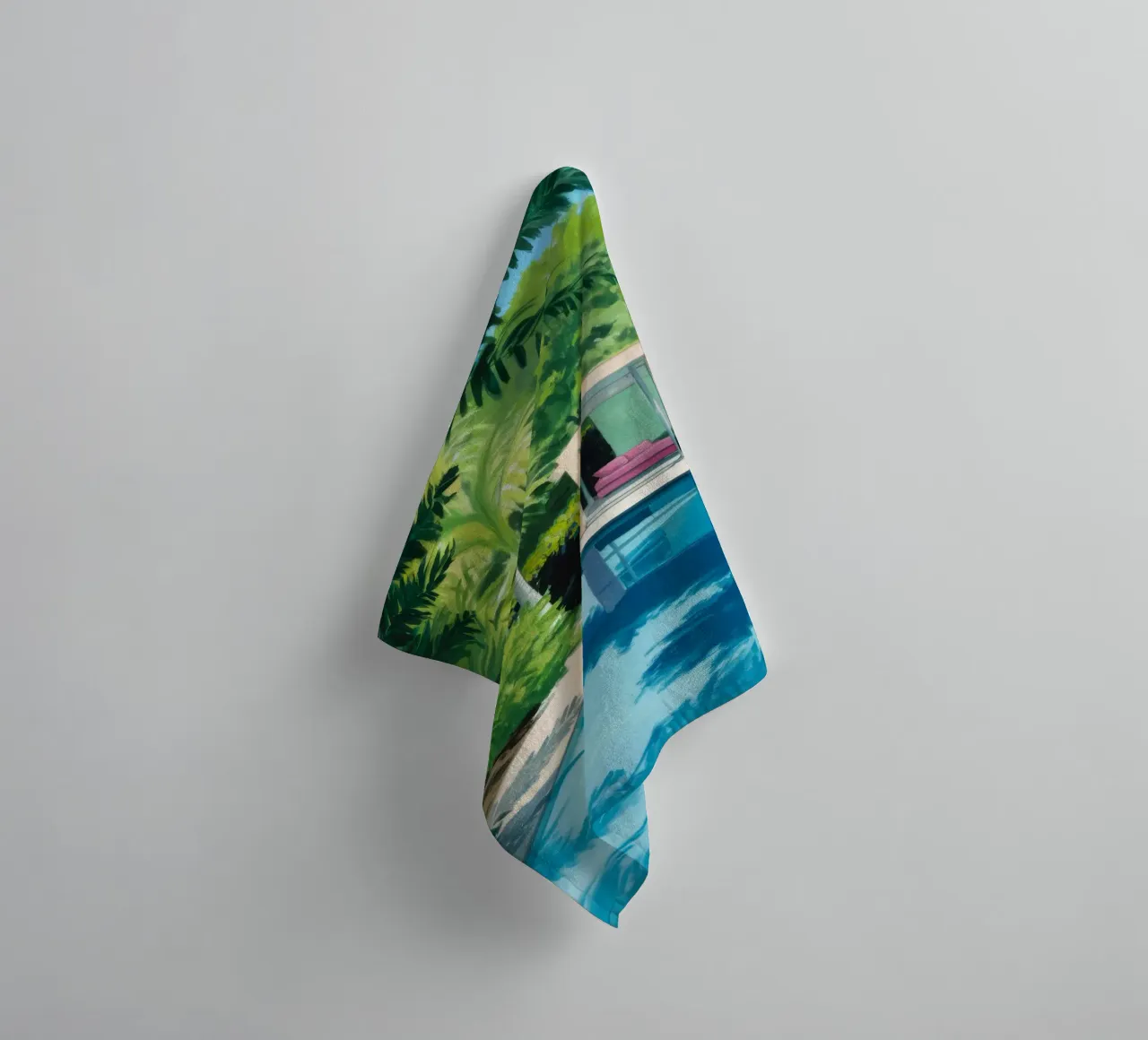 Sapphire Water Haven towel by Infinite Chroma
