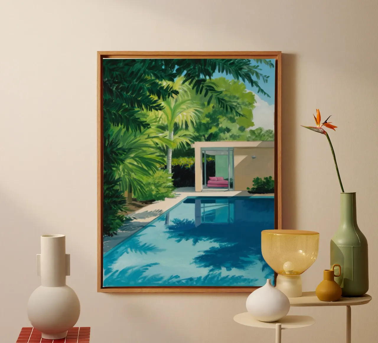 Sapphire Water Haven canvas by Infinite Chroma
