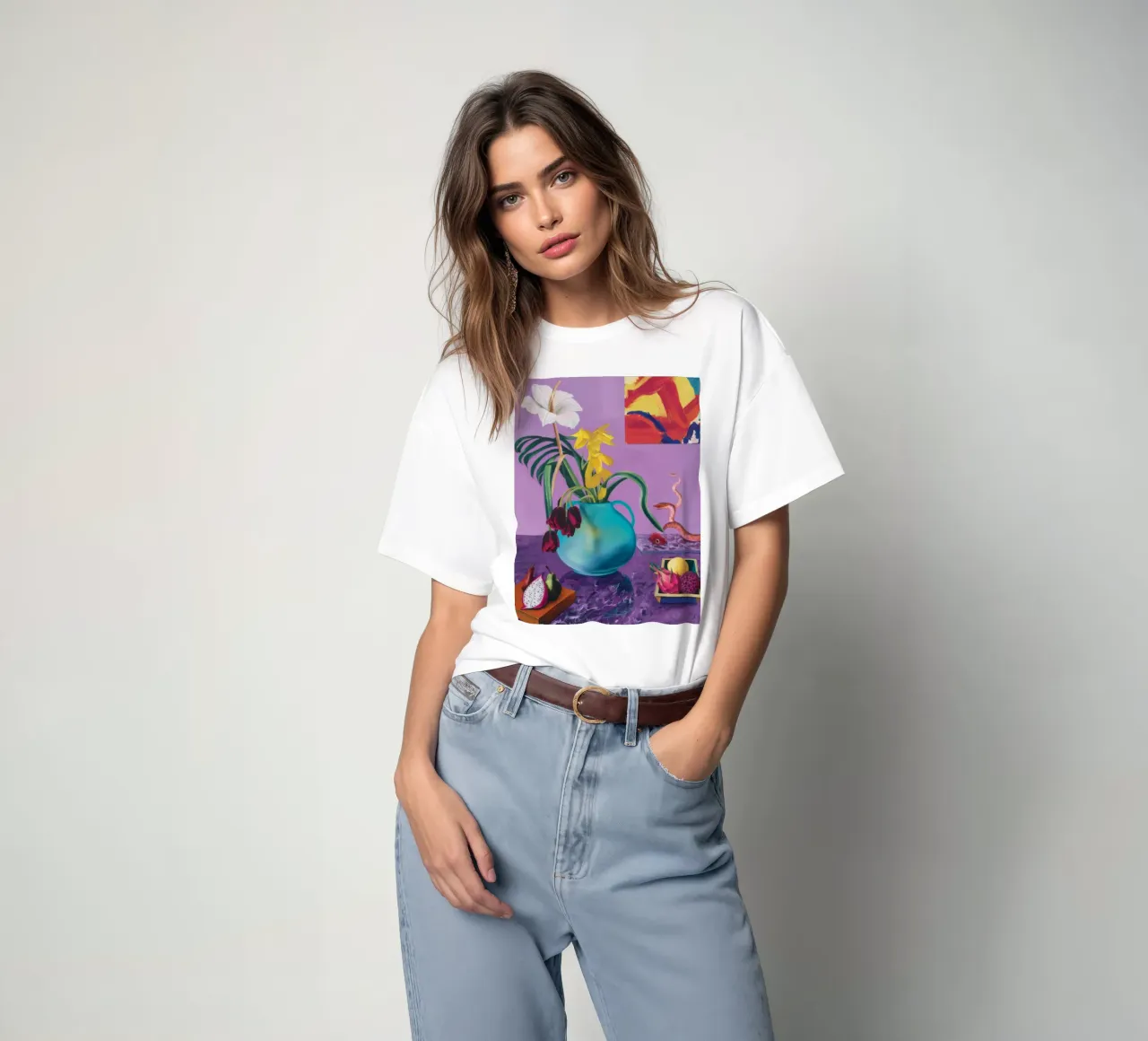 Tempo di fioritura del serpente t-shirt da Opal Strokes