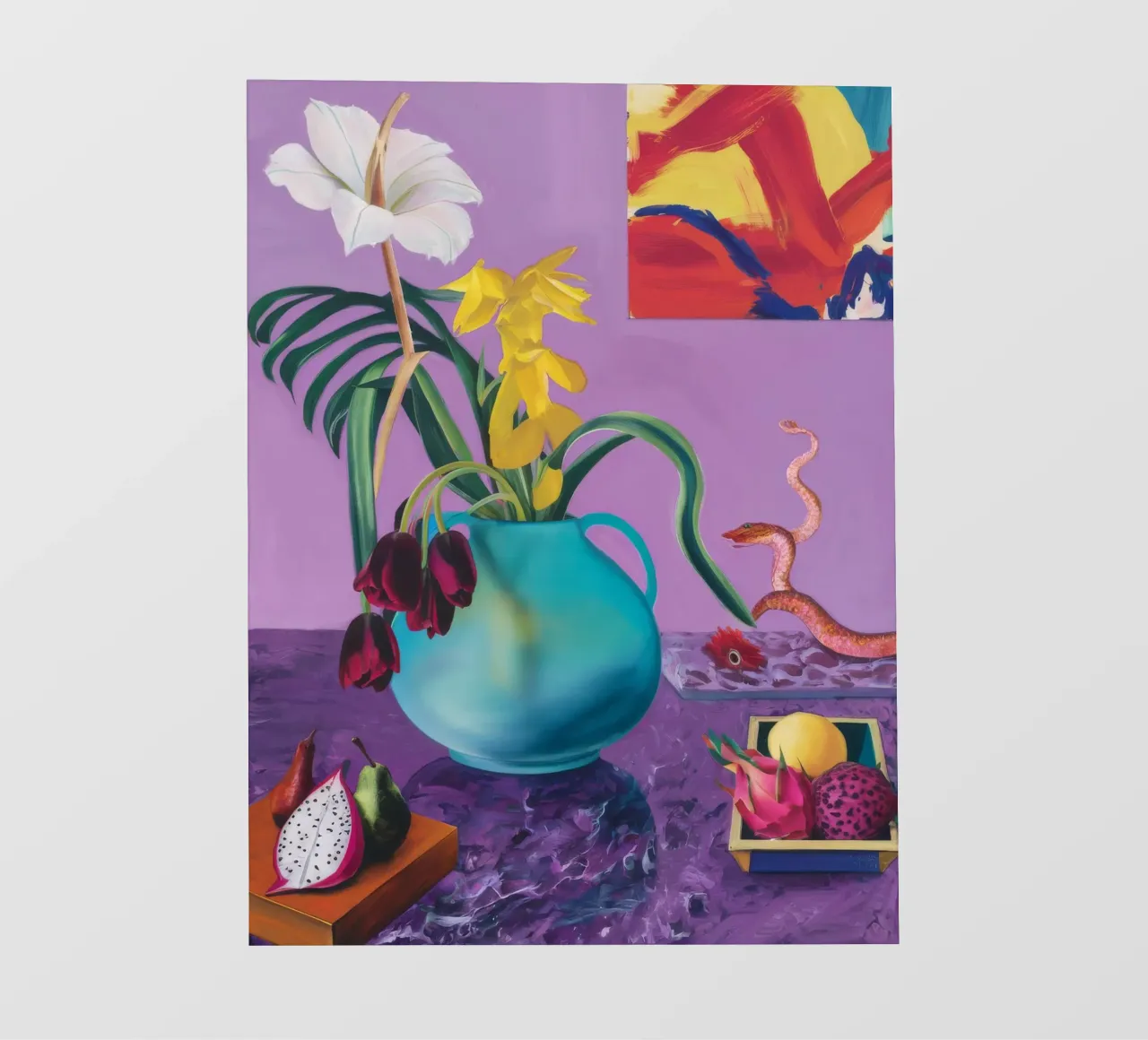 Tempo di fioritura del serpente telo in pvc da Opal Strokes