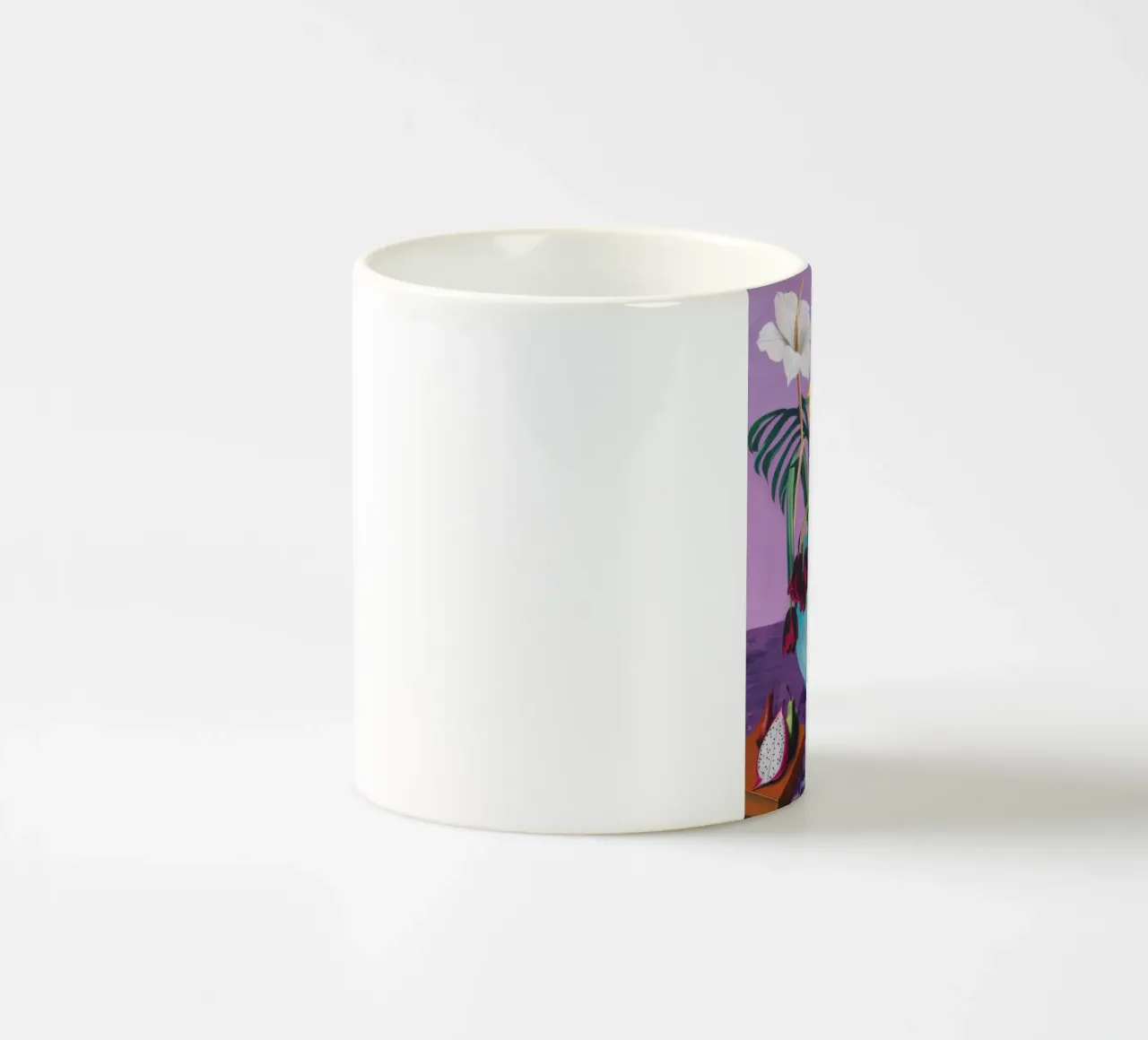 Tempo di fioritura del serpente tazza in ceramica da Opal Strokes