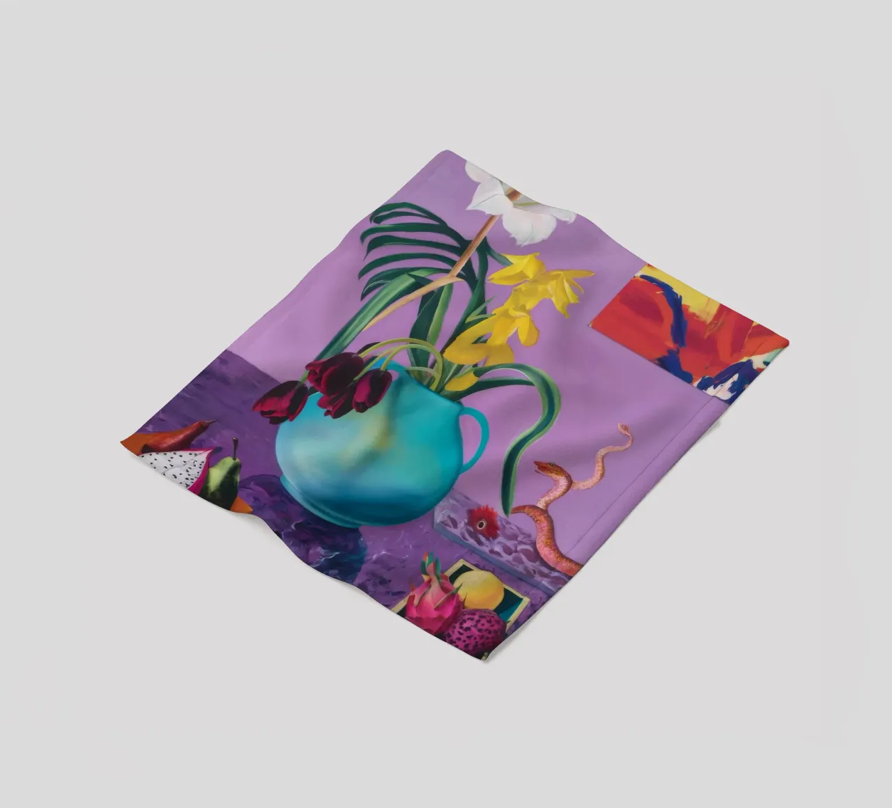 Tempo di fioritura del serpente coperta in pile da Opal Strokes