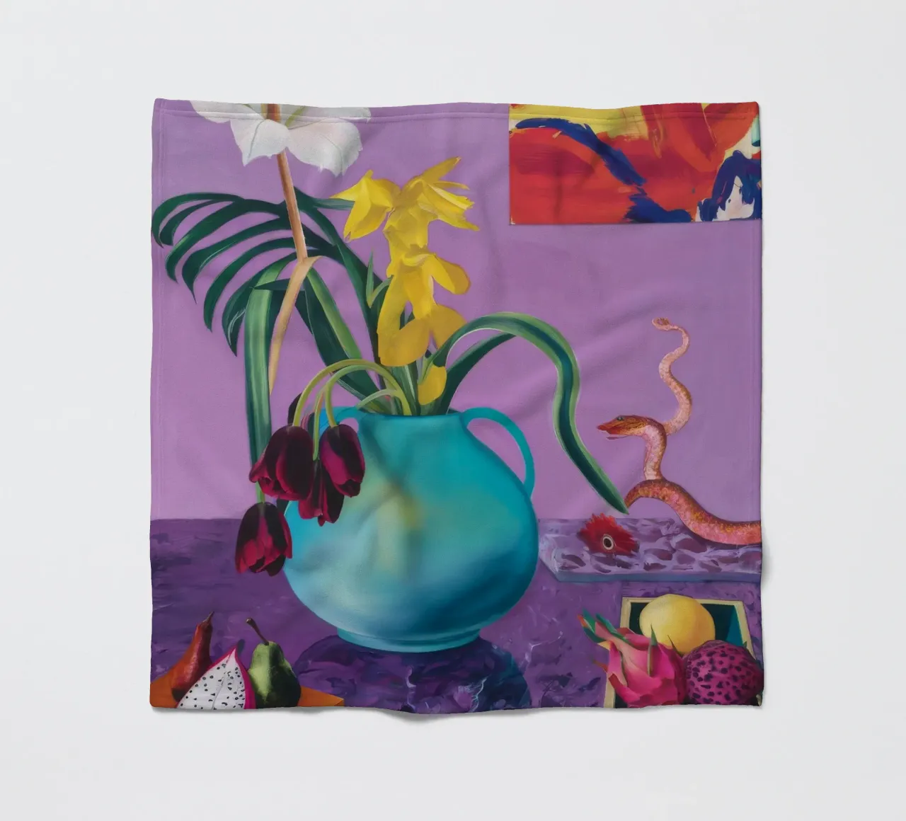 Tempo di fioritura del serpente coperta in pile da Opal Strokes