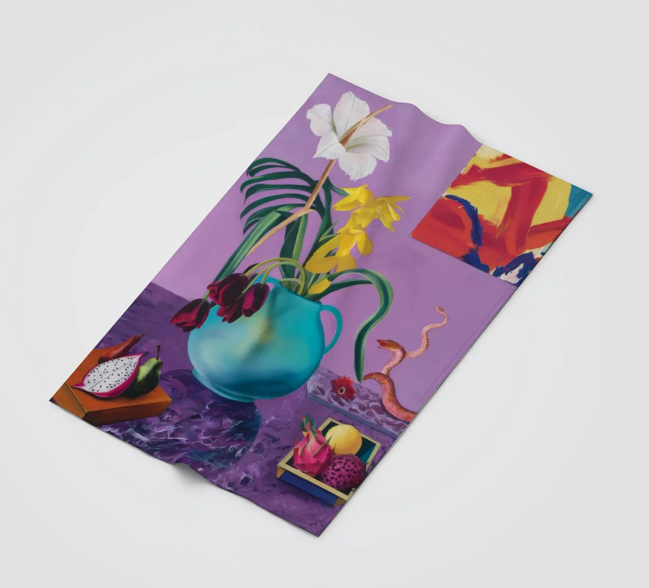 Tempo di fioritura del serpente coperta in pile da Opal Strokes