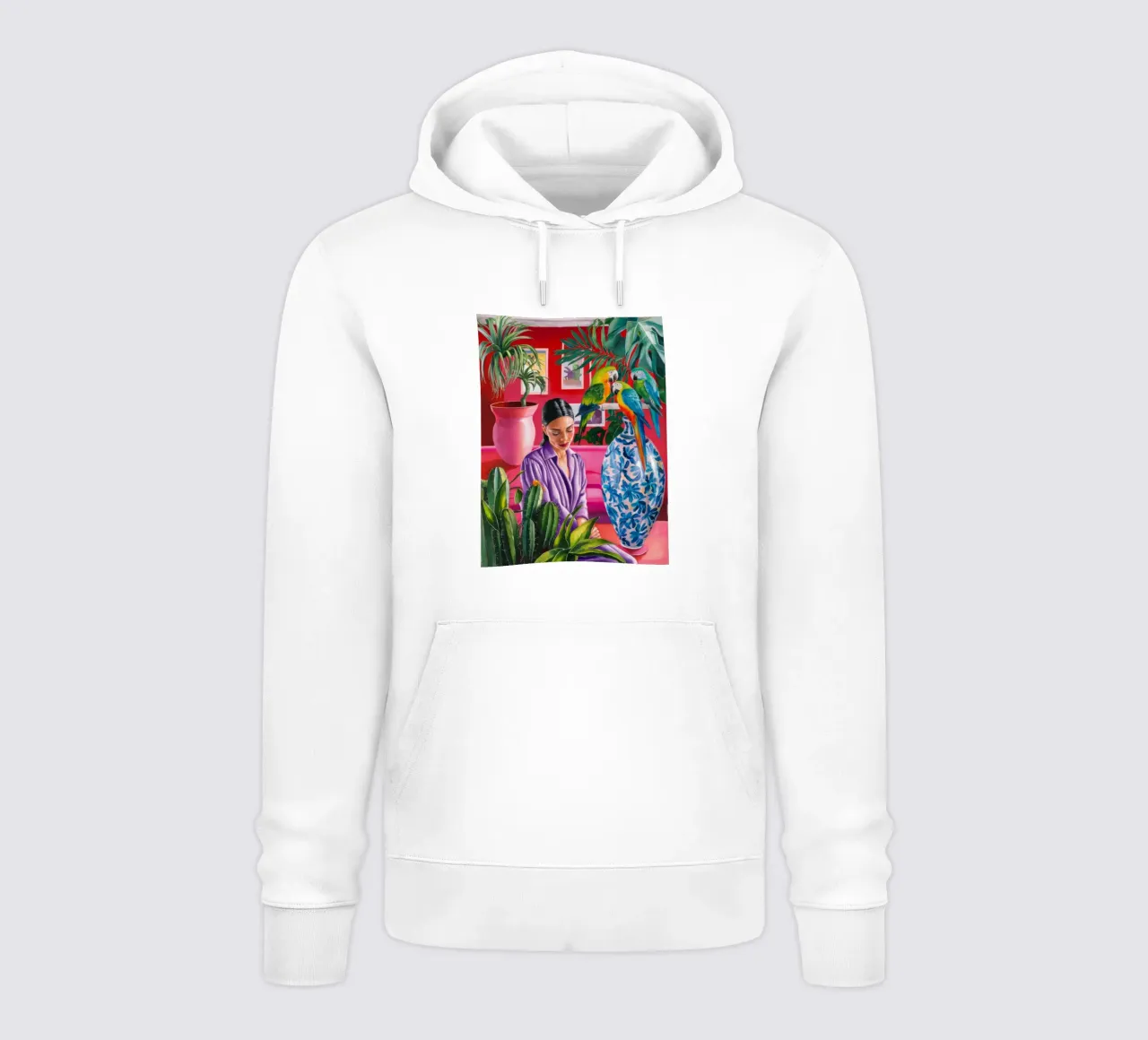 Crimson Tropics Dream hoodie by Infinite Chroma