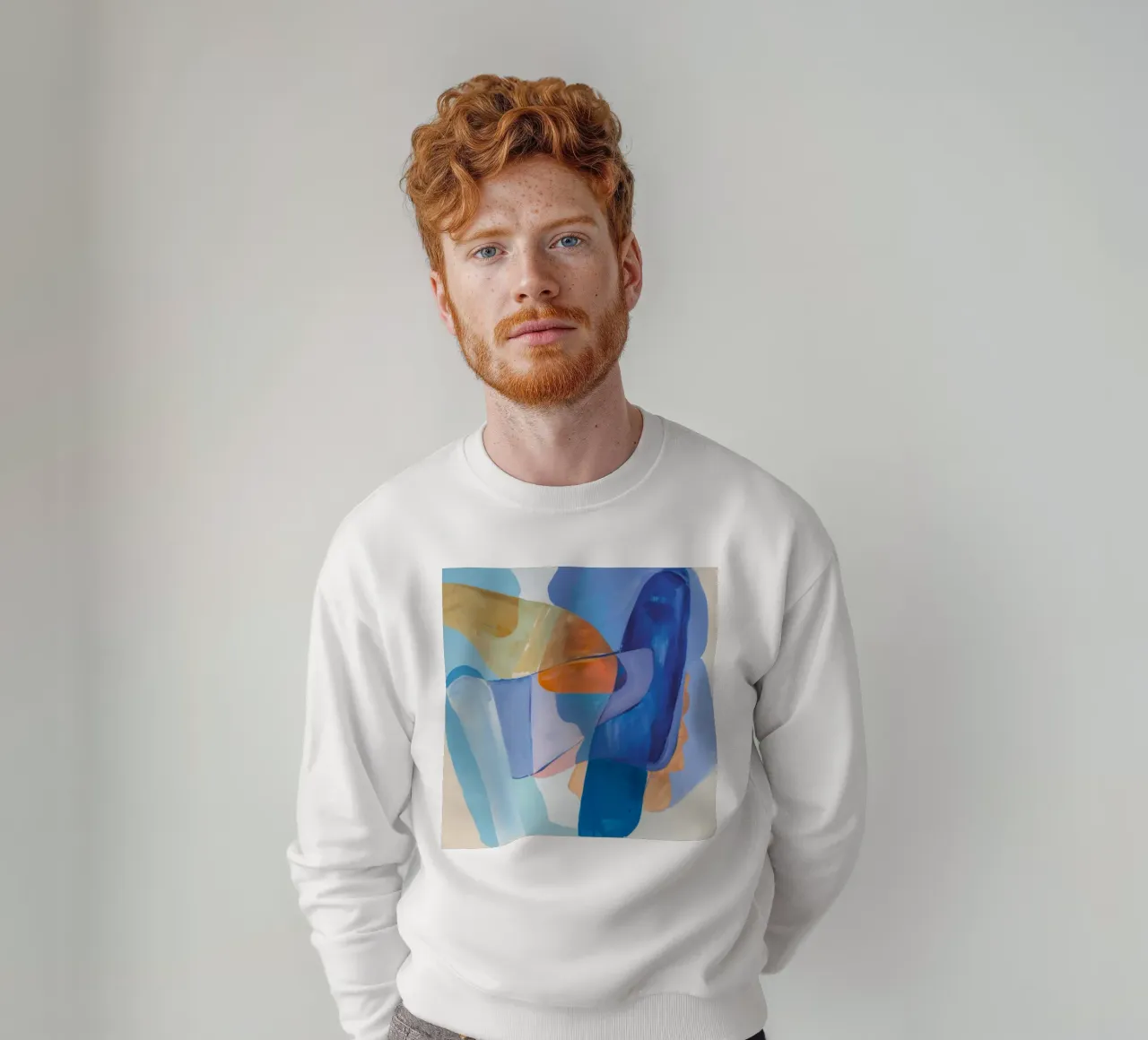 Azure Ember Flow felpa da Vivid Reverie