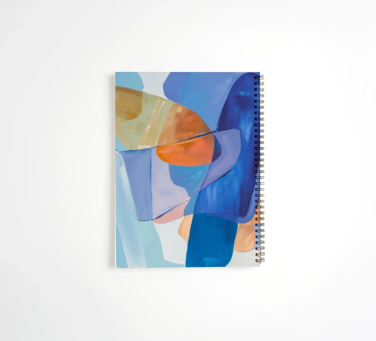 Azure Ember Flow spiral notebook by Vivid Reverie