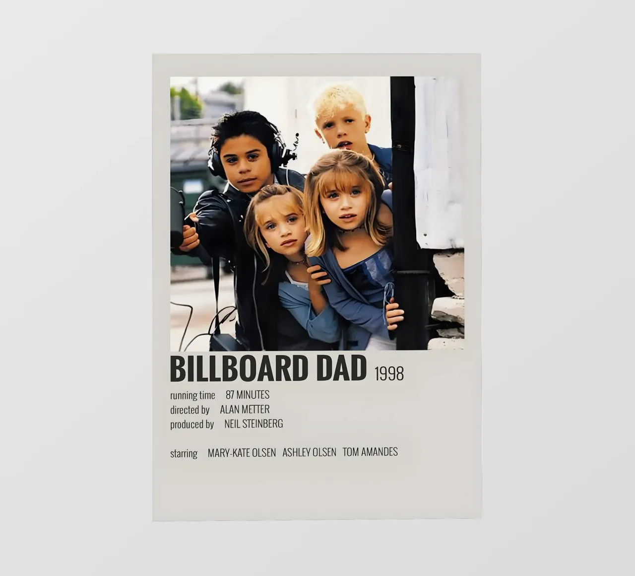 BILLBOARD DAD 1998 telo in pvc da MVFminimalist