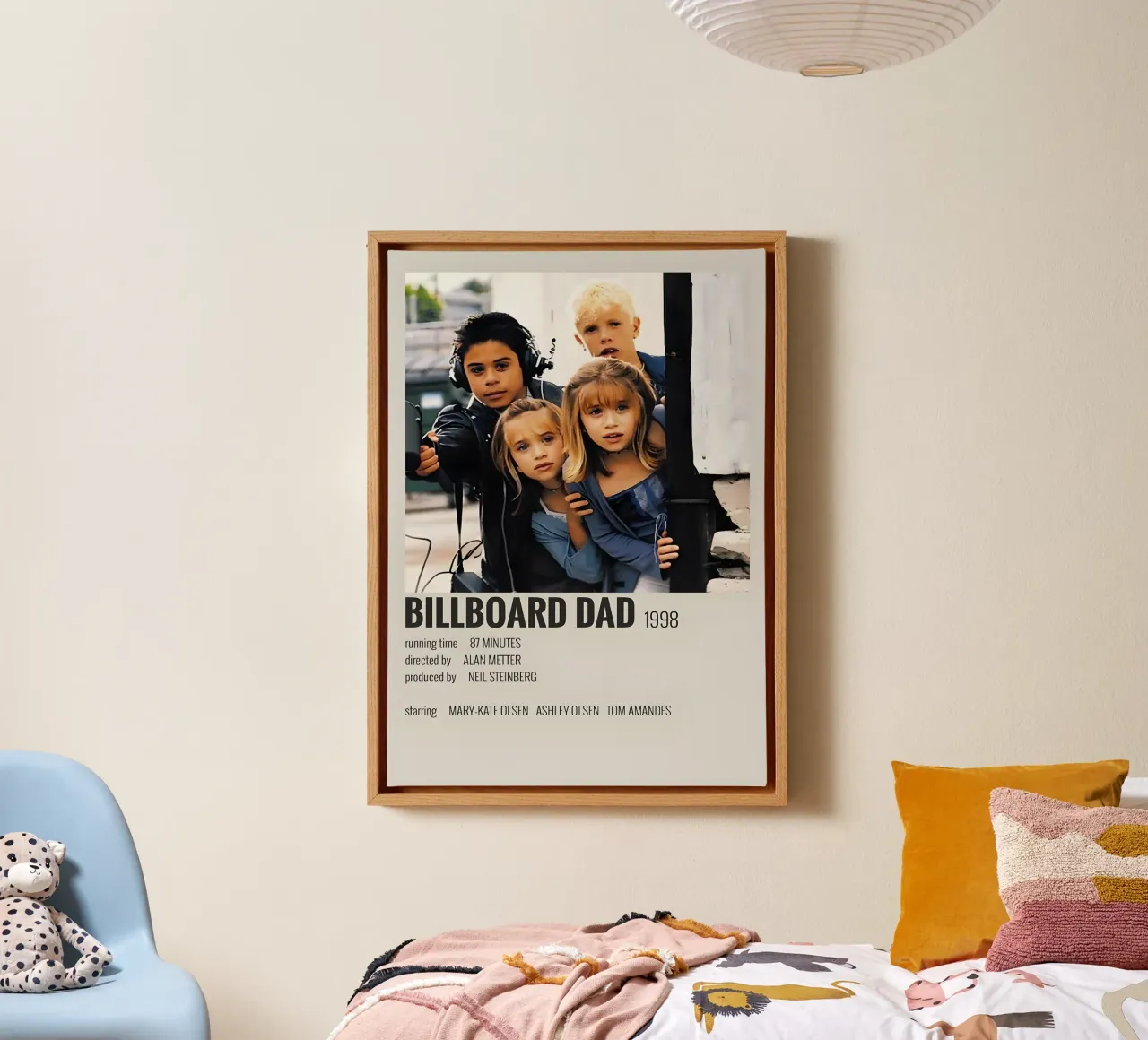 BILLBOARD DAD 1998 tela con Cornice a cassetta da MVFminimalist
