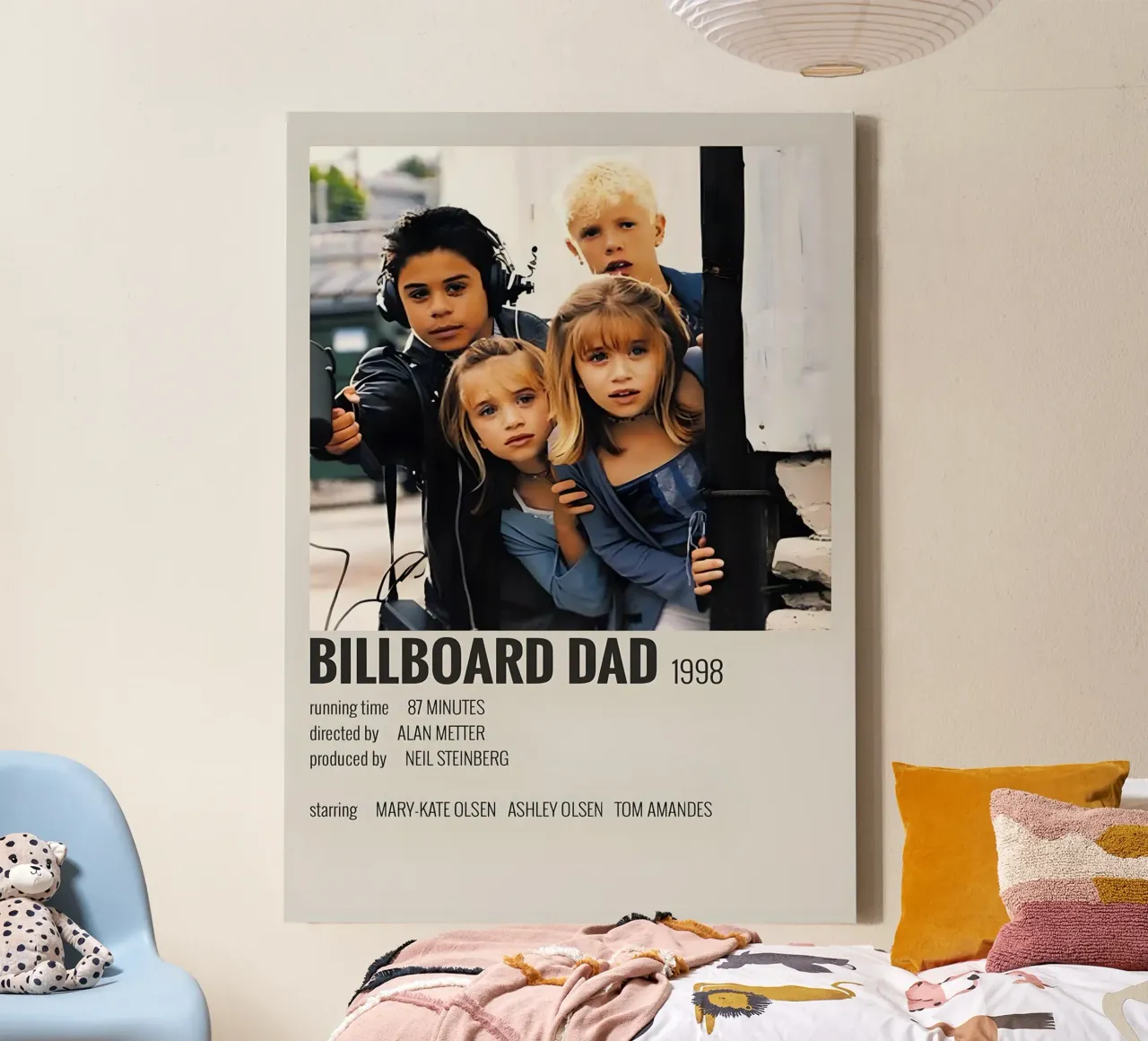 BILLBOARD DAD 1998 tela con Cornice a cassetta da MVFminimalist