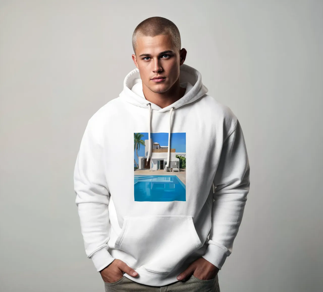 Villa Azure Gleam sudadera con capucha de Infinite Chroma