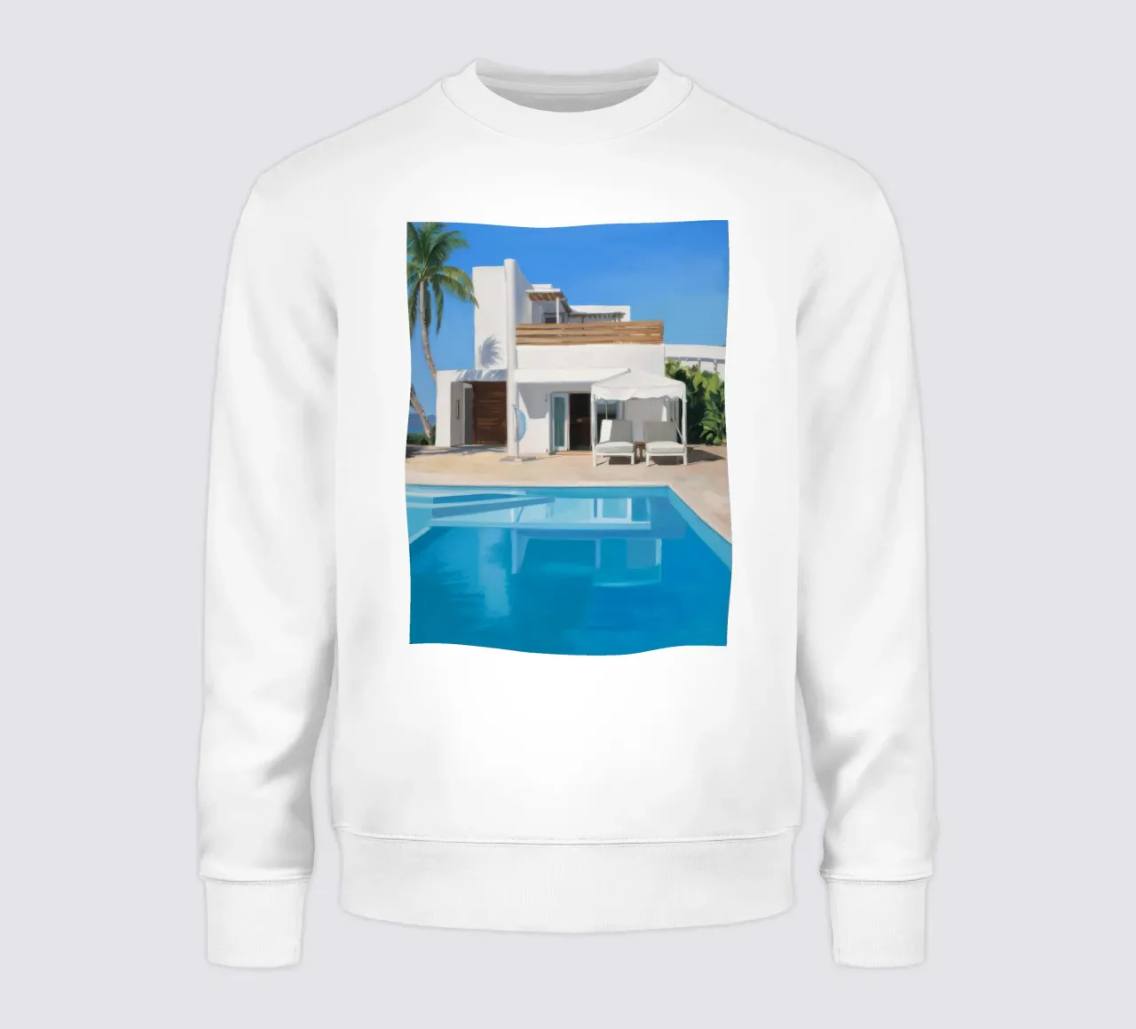 Villa Azure Gleam sudadera de Infinite Chroma